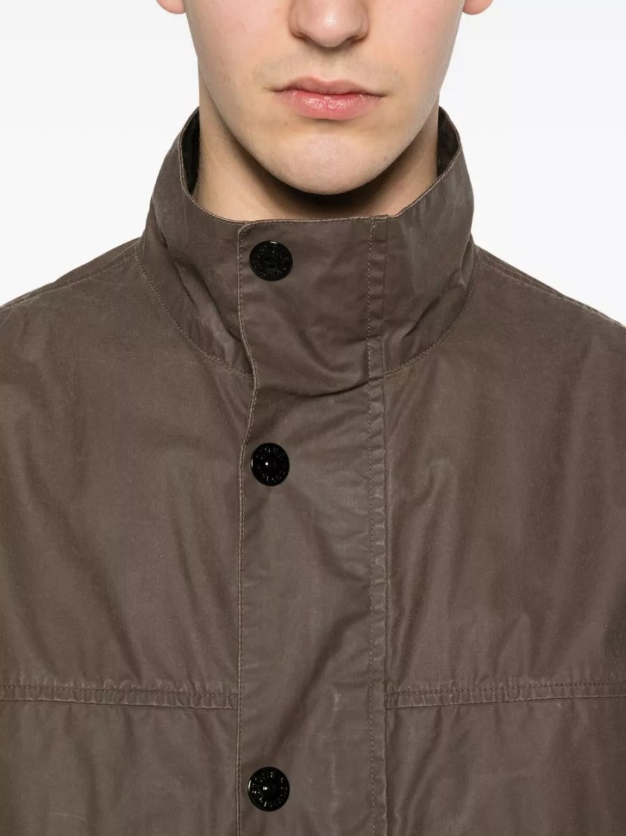 Stone Island Giacca in misto cotone, view 3