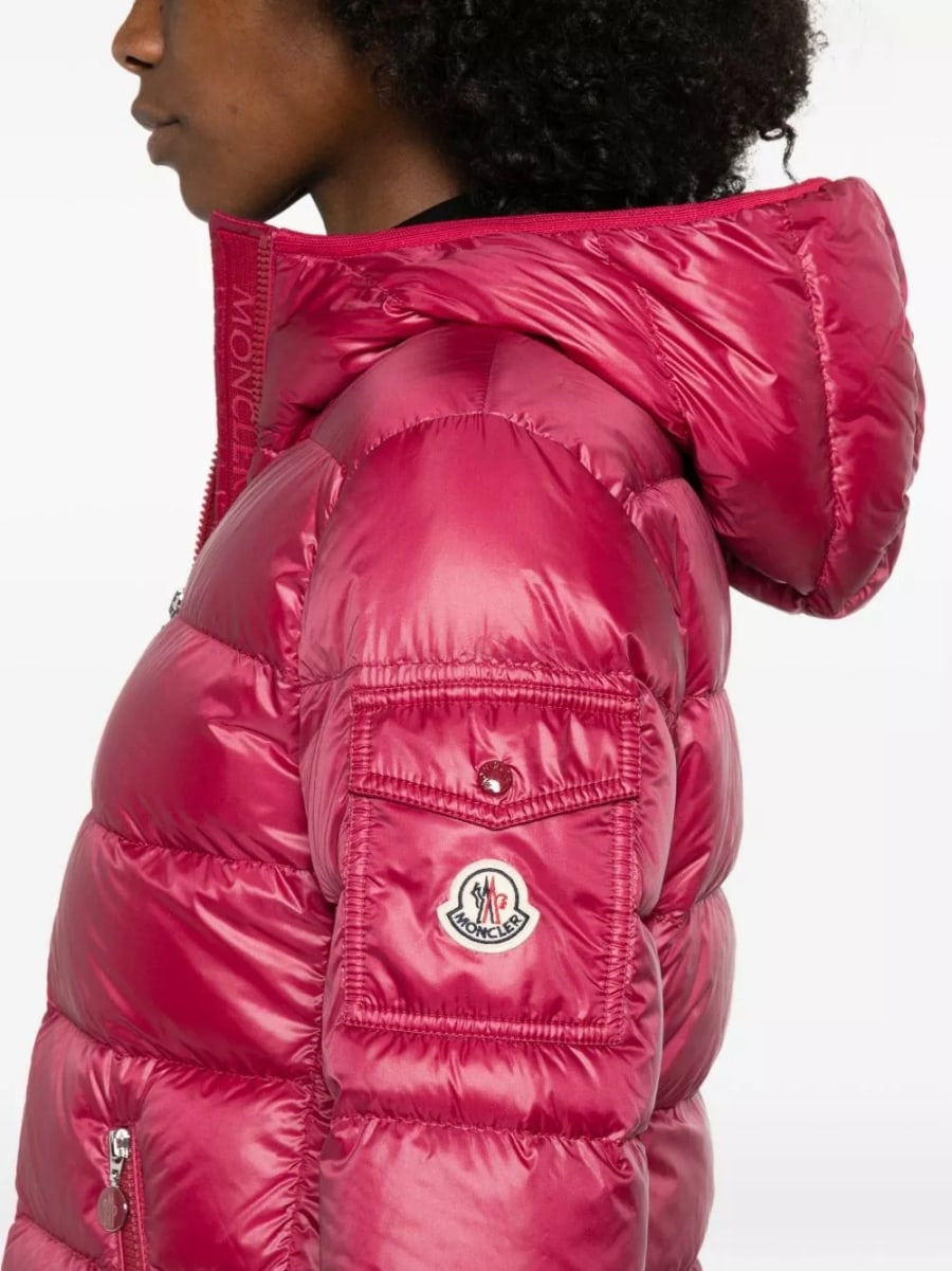 Moncler Giacca corta in piuma Glesse, view 3