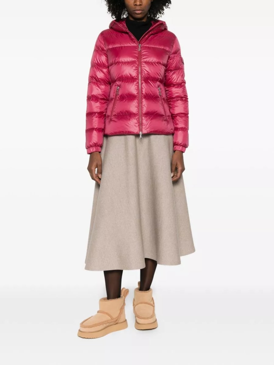 Moncler Giacca corta in piuma Glesse, view 4