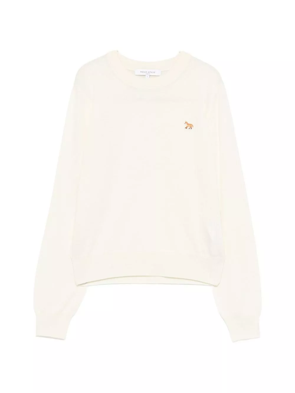 Maison kitsune' Maglione girocollo in lana Baby Fox