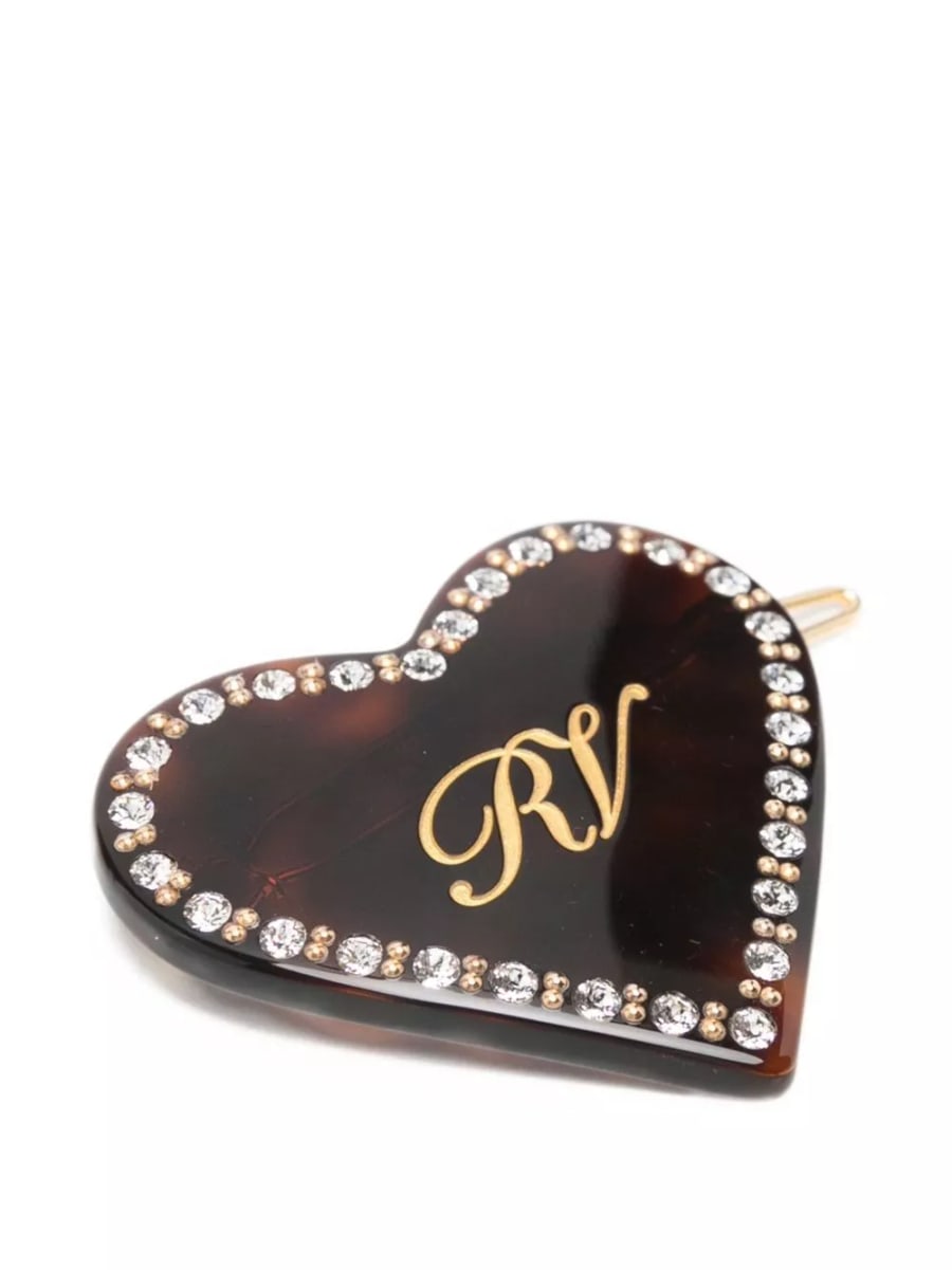 Roger Vivier Fermaglio per capelli a forma di cuore