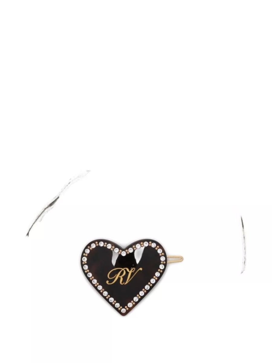 Roger Vivier Fermaglio per capelli a forma di cuore, view 2