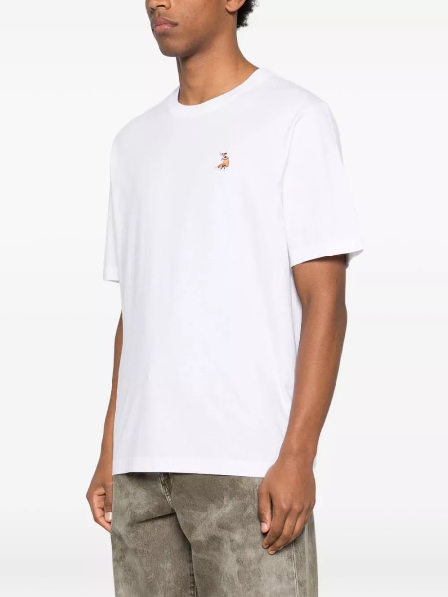 Maison kitsune' T-shirt in cotone Dreaming Fox, view 2