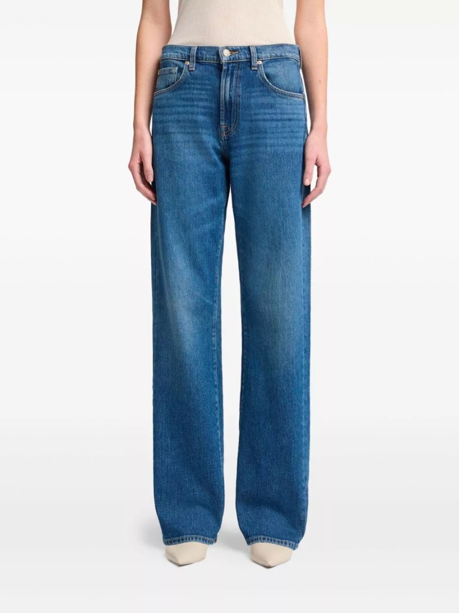 7 for all mankind Jeans Tess in denim, view 4