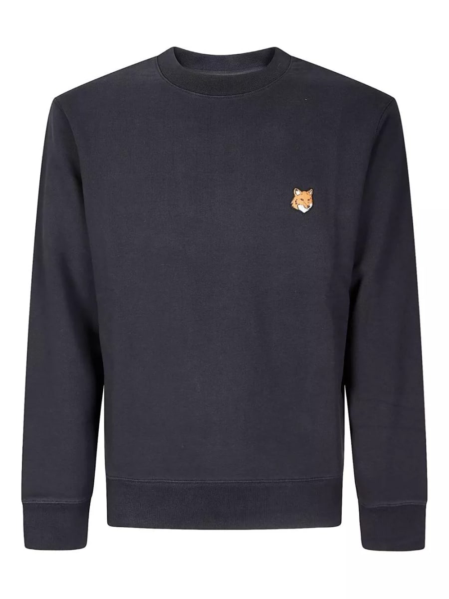 Maison kitsune' Felpa in cotone Fox Head