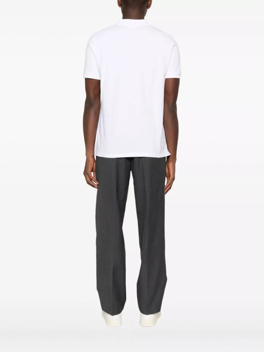 Maison kitsune' Polo in cotone Fox Head, view 2