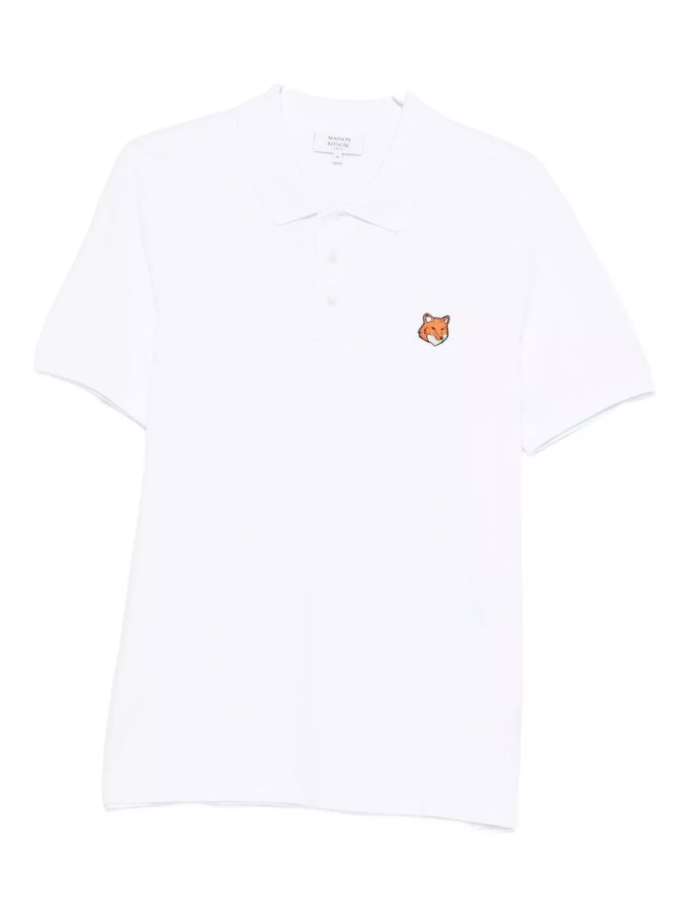 Maison kitsune' Polo in cotone Fox Head