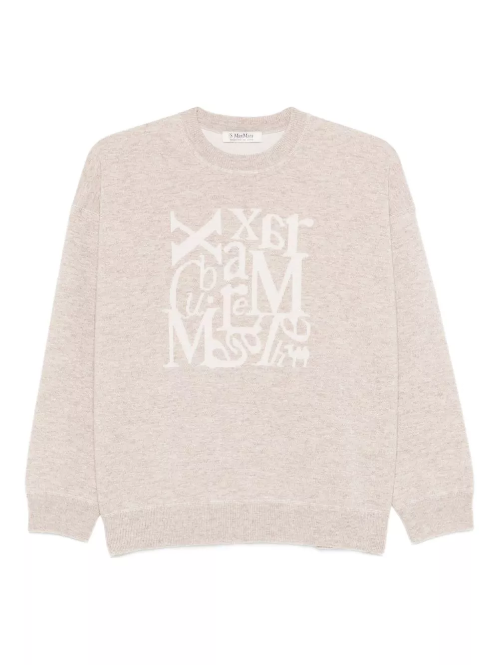 'S Max Mara Maglione girocollo con logo