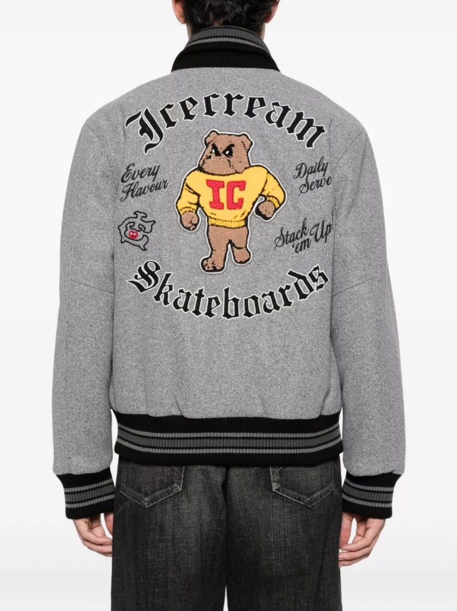 Icecream Giacca bomber in cotone, view 3