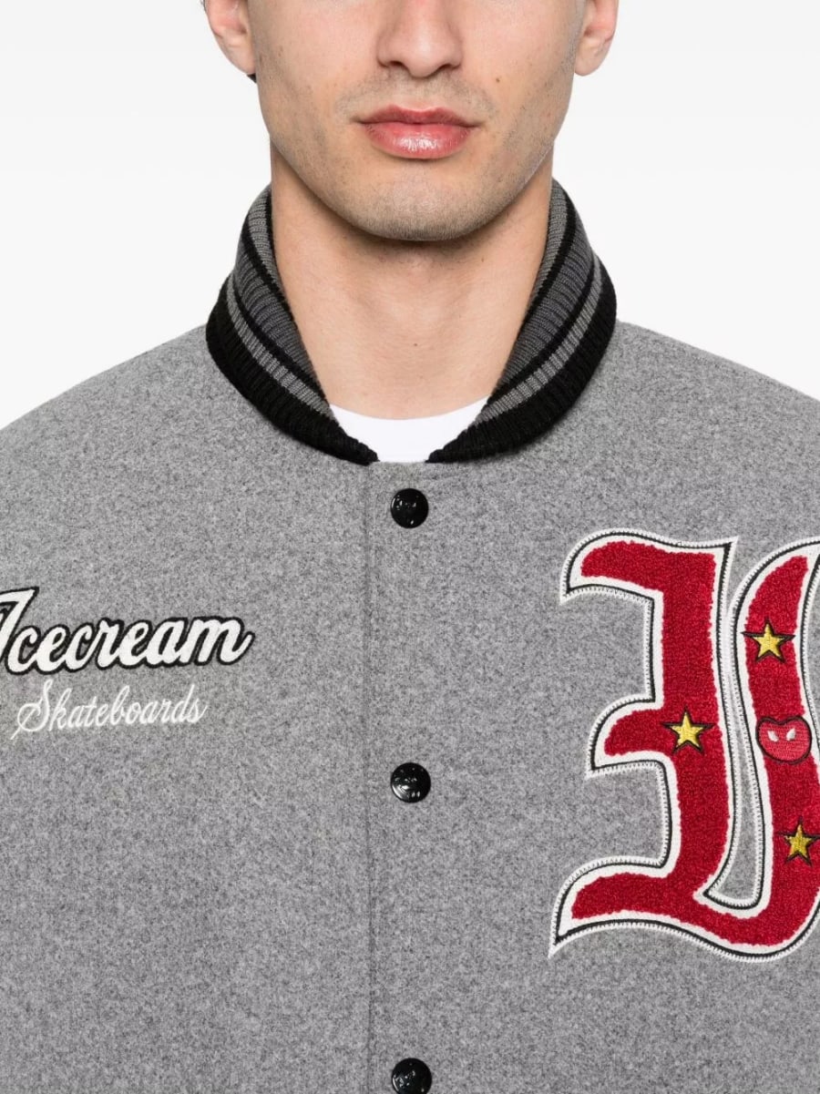 Icecream Giacca bomber in cotone, view 5