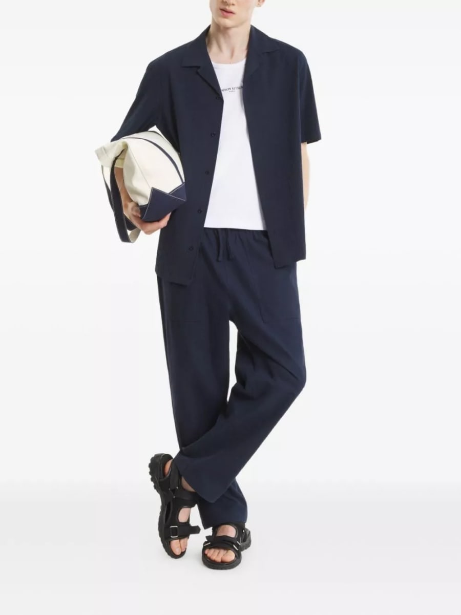 Maison kitsune' Camicia in cotone, view 4