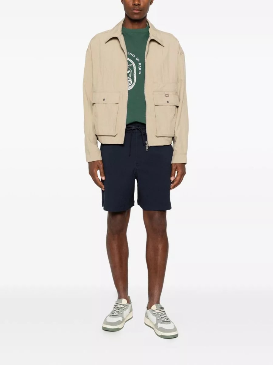 Maison kitsune' Shorts in cotone, view 4
