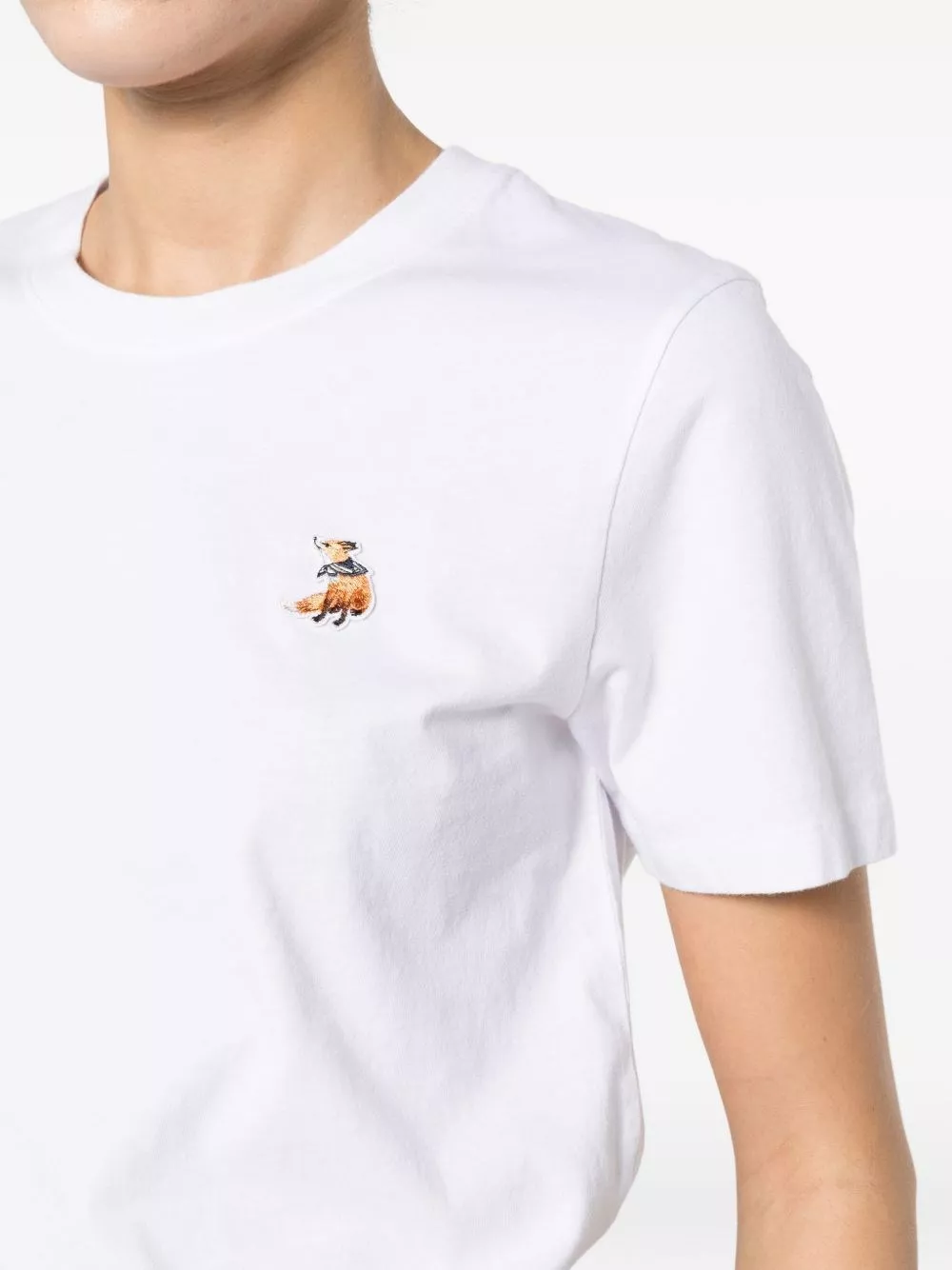 Maison kitsune' T-shirt in cotone Dreaming Fox, view 2