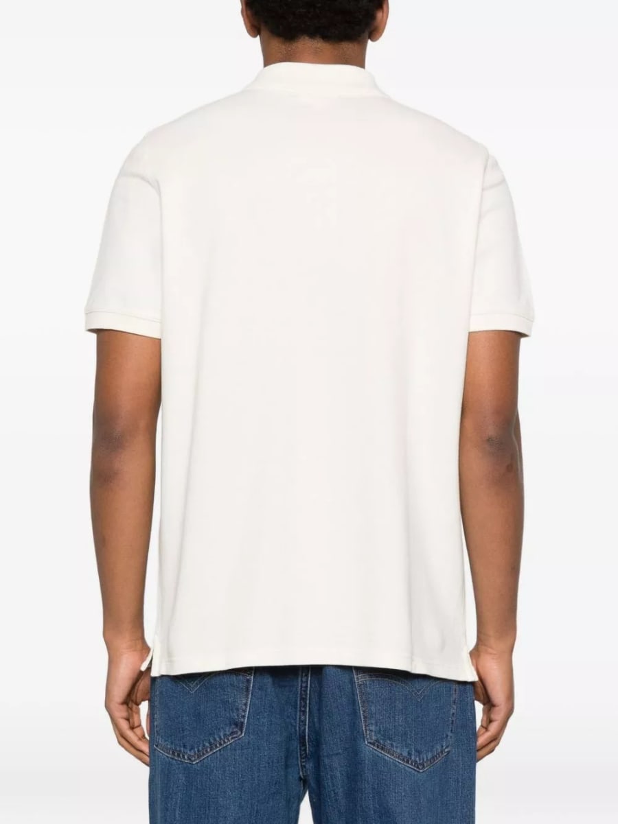Maison kitsune' Polo in cotone Fox Head, view 4