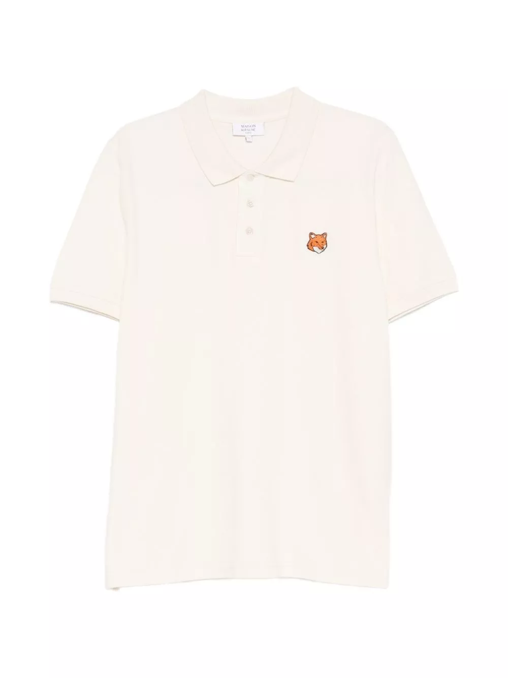 Maison kitsune' Polo in cotone Fox Head