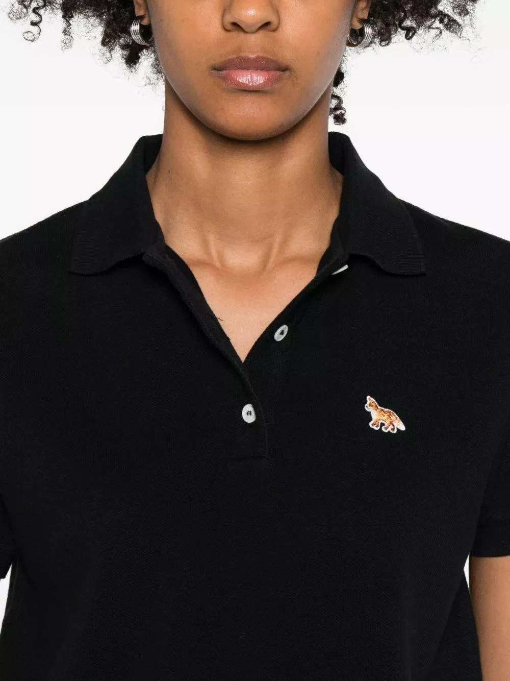 Maison kitsune' la polo Baby Fox in cotone, view 2
