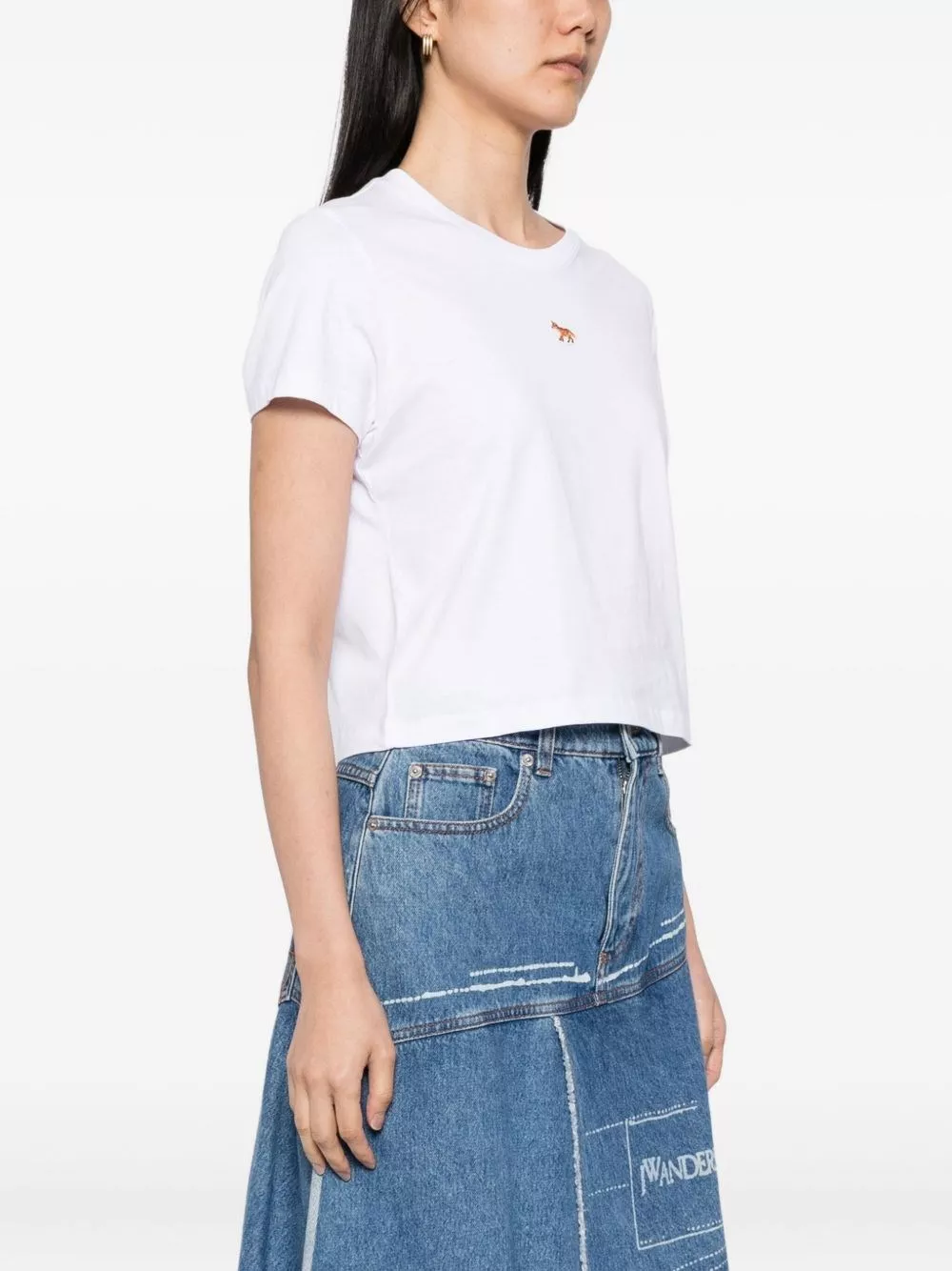 Maison kitsune' T-shirt in cotone Baby Fox, view 2