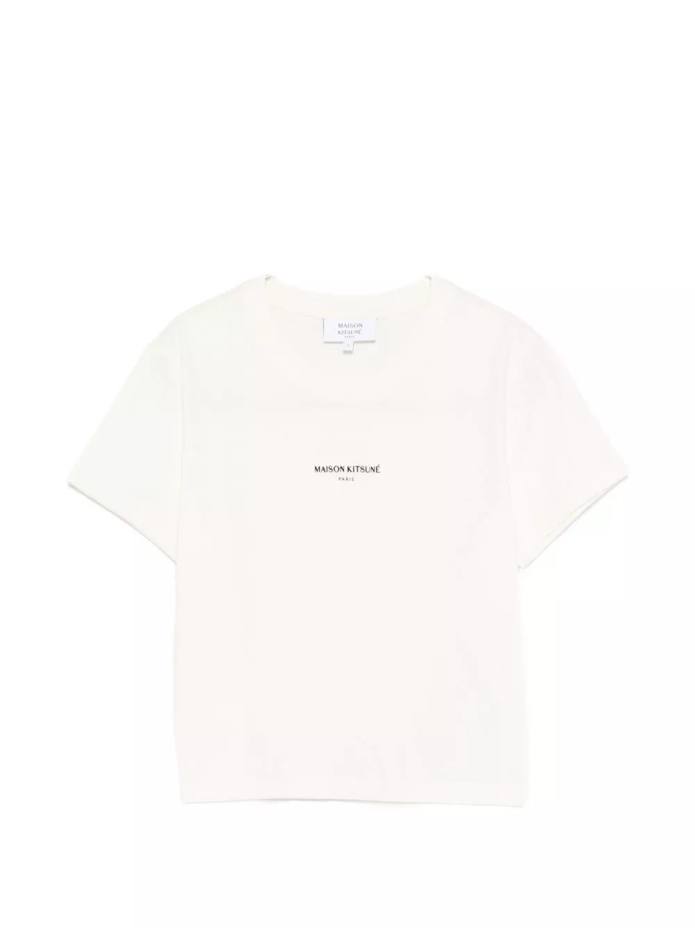Maison kitsune' T-shirt in cotone con logo