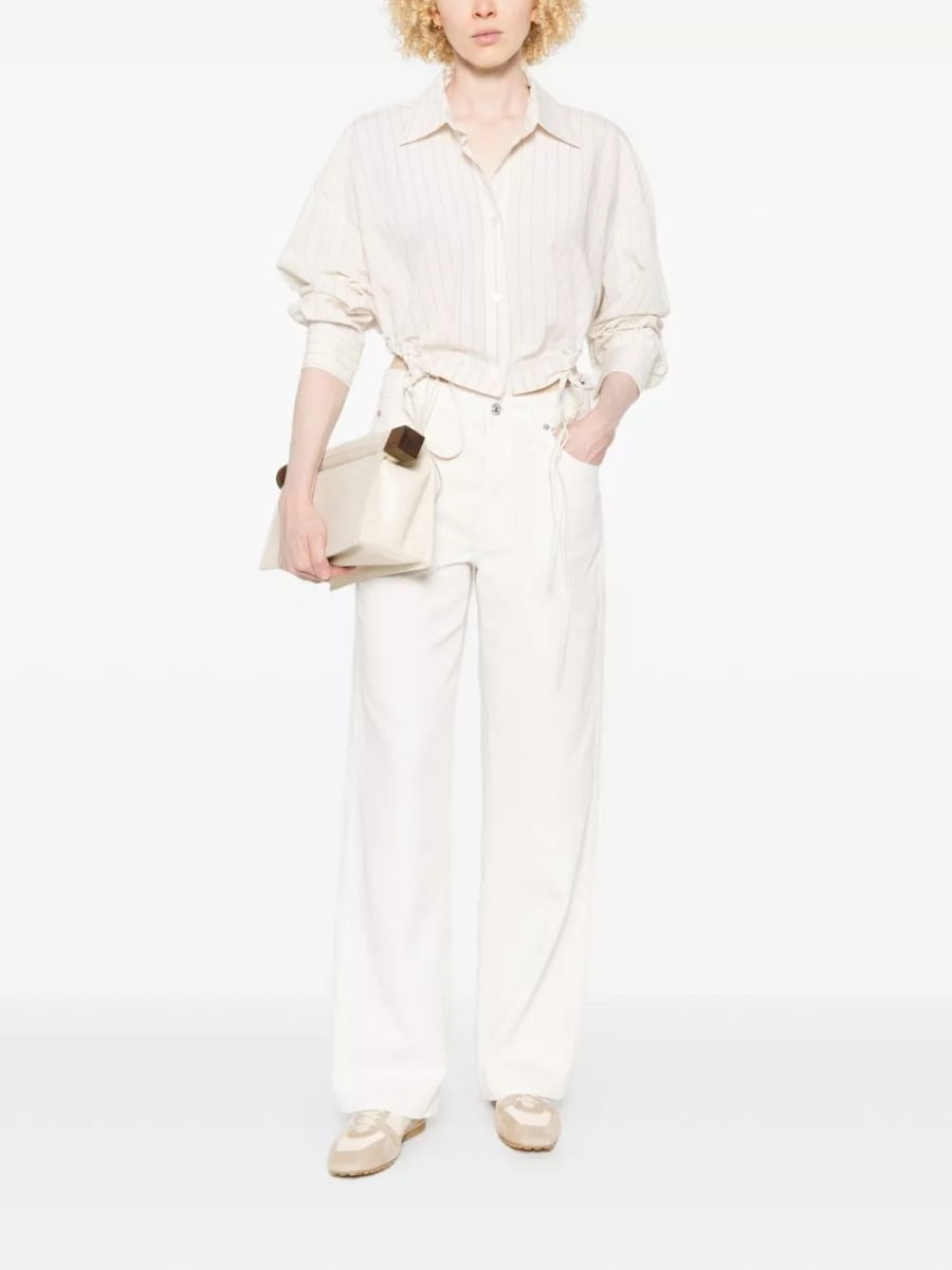 7 for all mankind Pantaloni in lino, view 3
