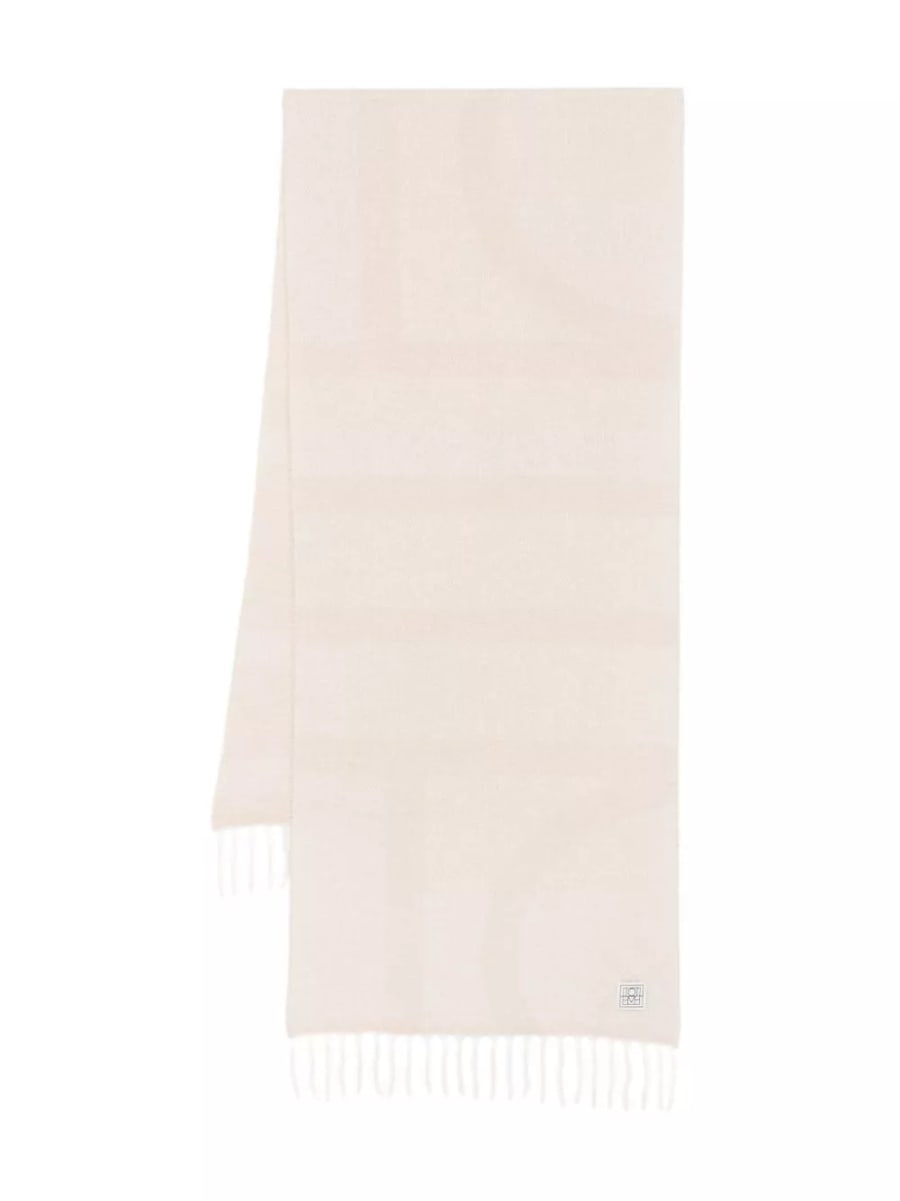 Toteme Sciarpa in lana Monogram