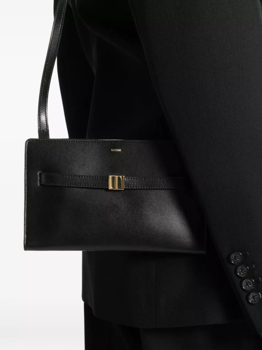 Toteme Borsa a tracolla mini in pelle, view 3