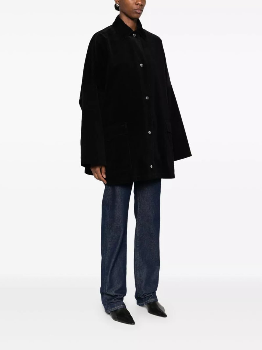 Toteme Giacca overshirt in cotone, view 5
