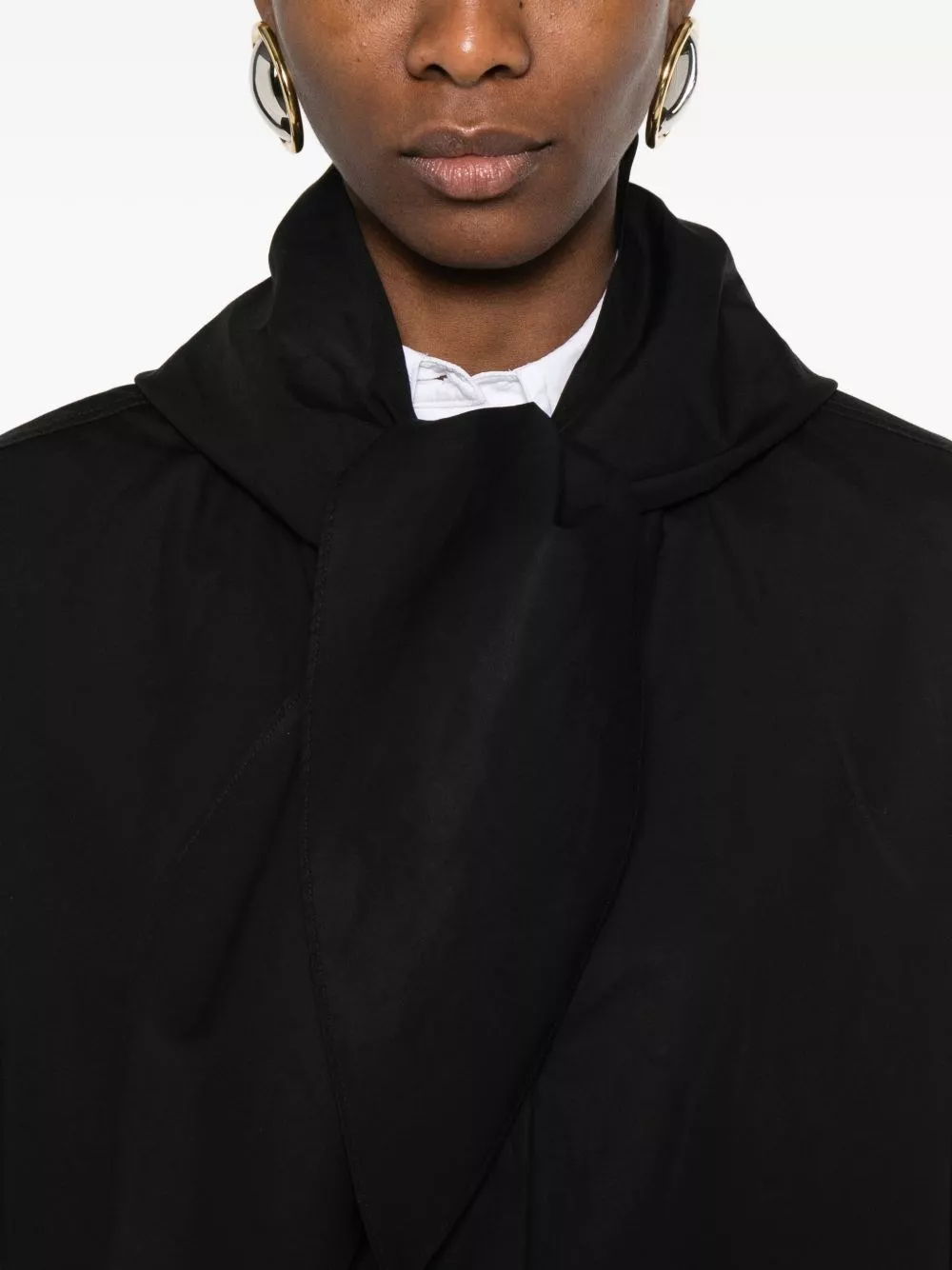 Toteme Giacca blouson in cotone con sciarpa
