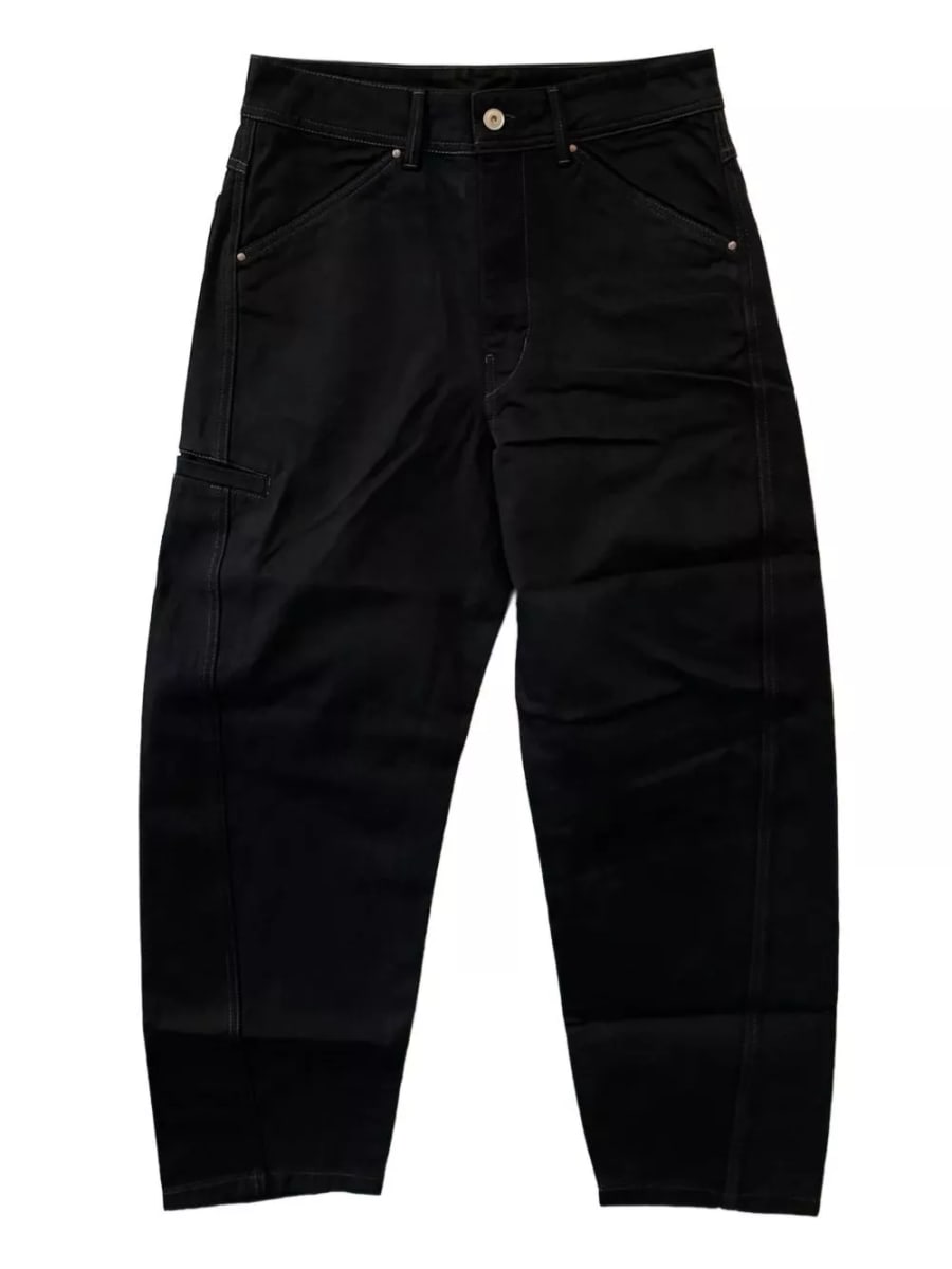 Lemaire Pantaloni in cotone twisted