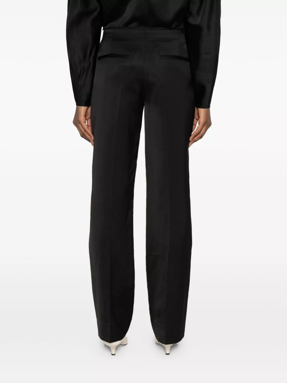 Toteme Pantaloni in misto lino, view 2