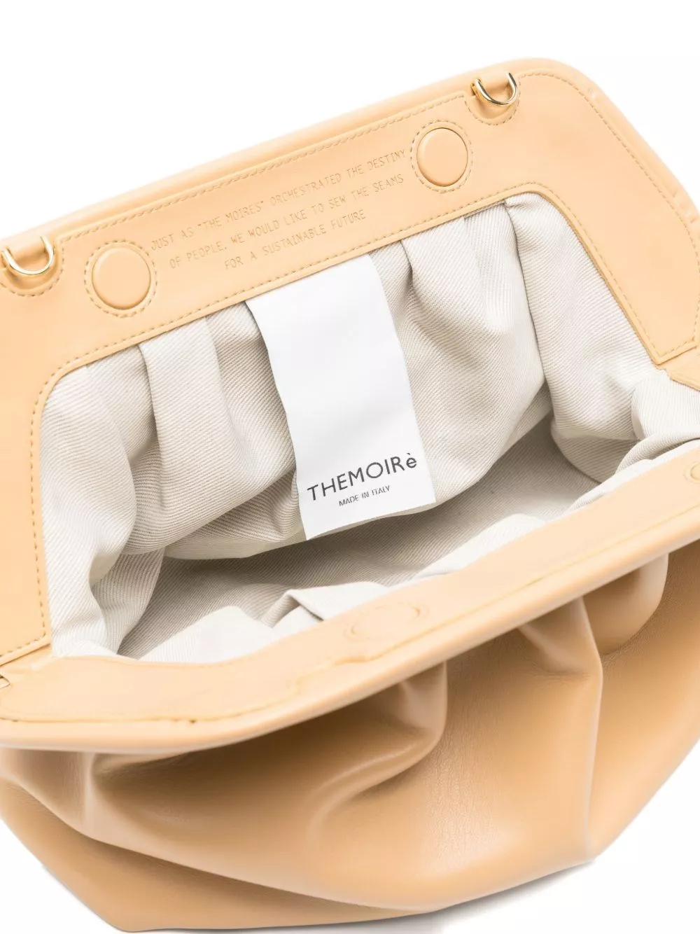 Themoire' Clutch in pelle vegana Bios, view 2