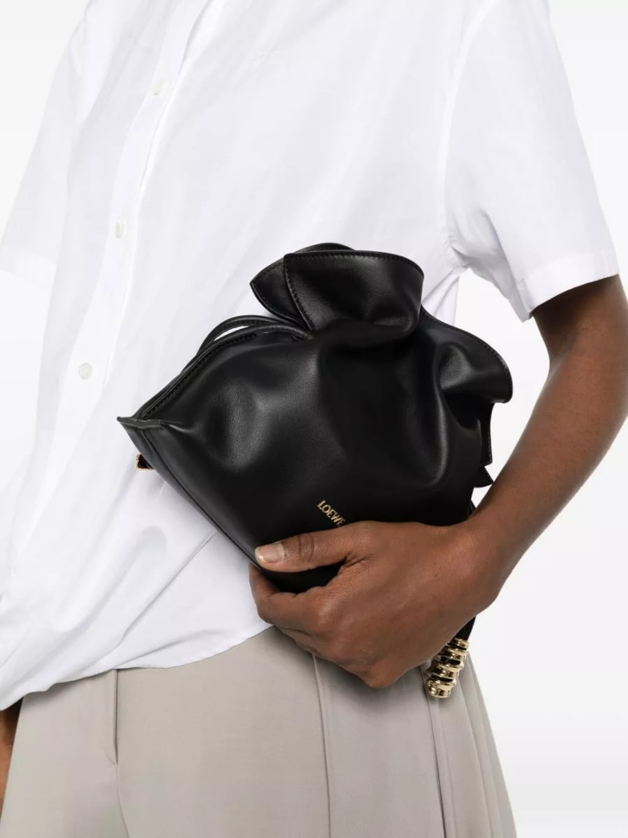 Loewe Clutch in pelle mini Flamenco, view 2
