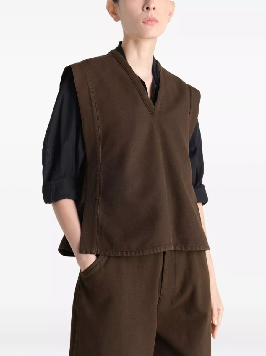 Lemaire Top in cotone, view 2