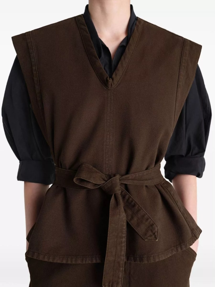 Lemaire Top in cotone, view 6