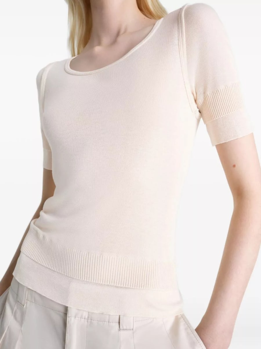 Lemaire Top in misto seta, view 2