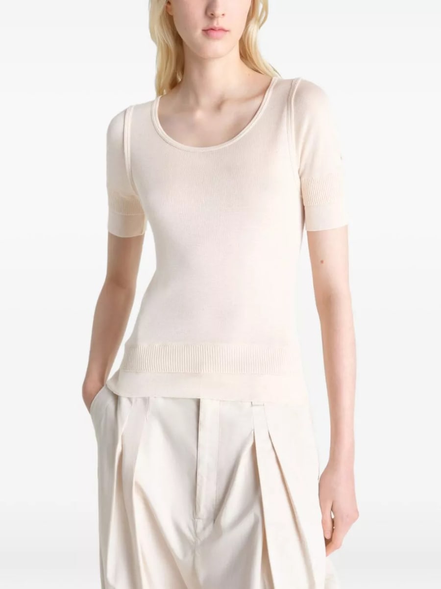 Lemaire Top in misto seta, view 4