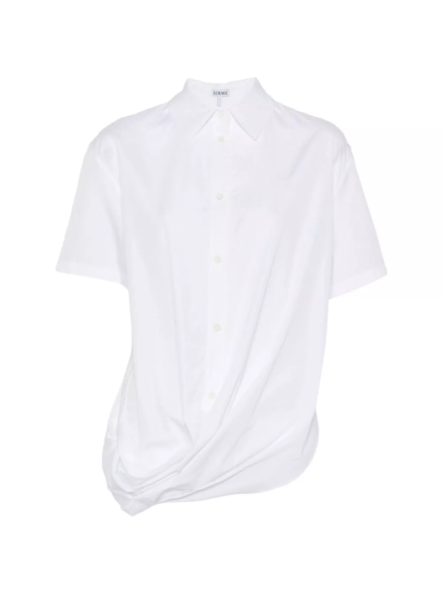 Loewe Camicia in cotone drappeggiata