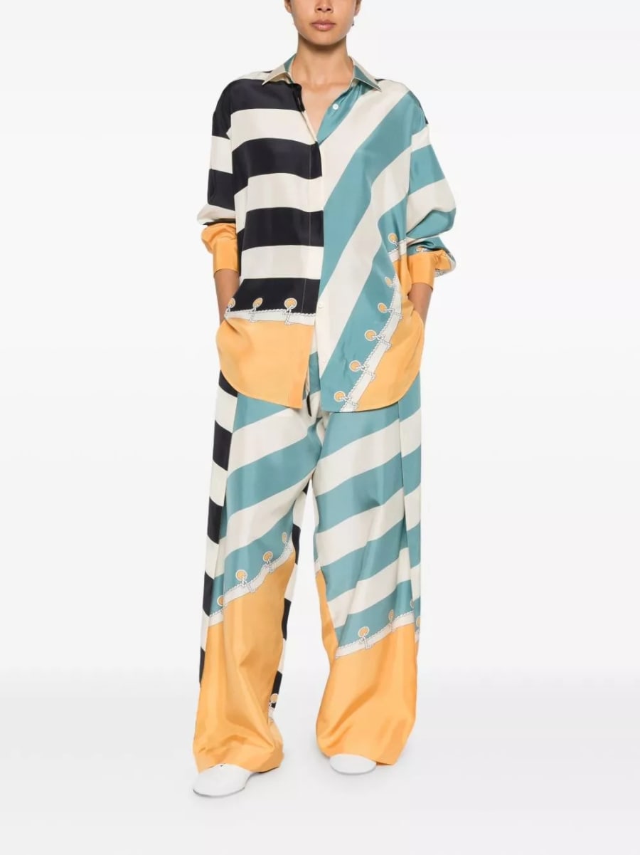 Loewe Camicia in seta stampata, view 3