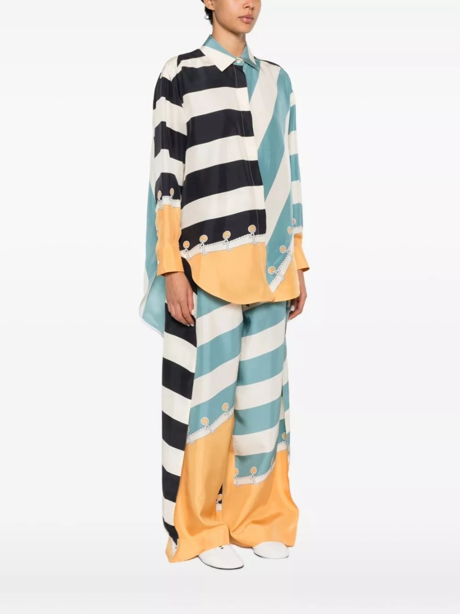 Loewe Camicia in seta stampata, view 5