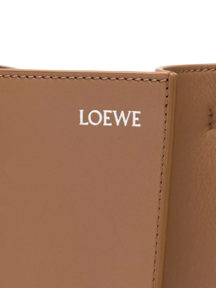 Loewe Borsa a secchiello media in pelle Bilbao, view 4