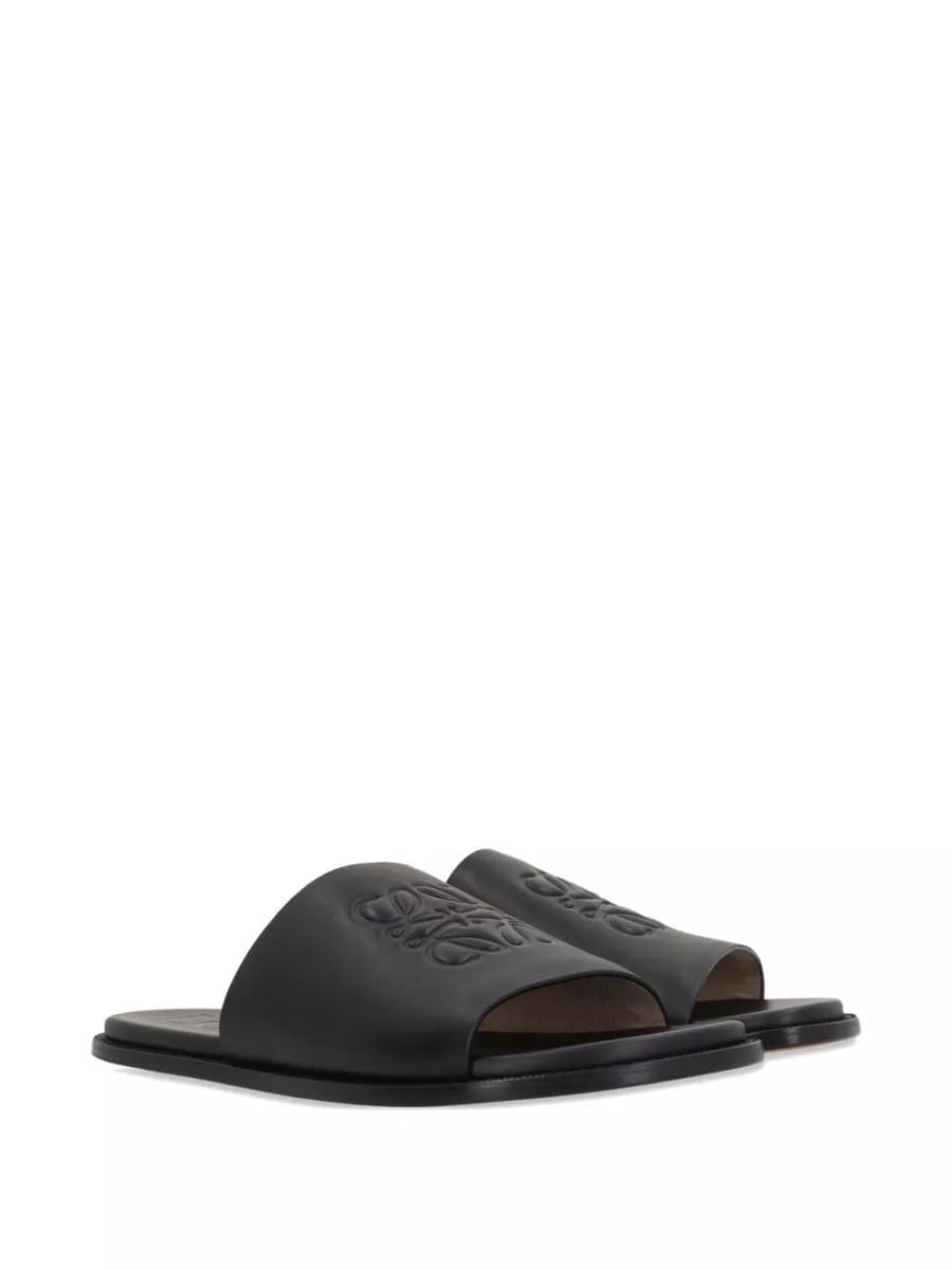 Loewe paula's ibiza Slipper in pelle Flex Anagram, view 2