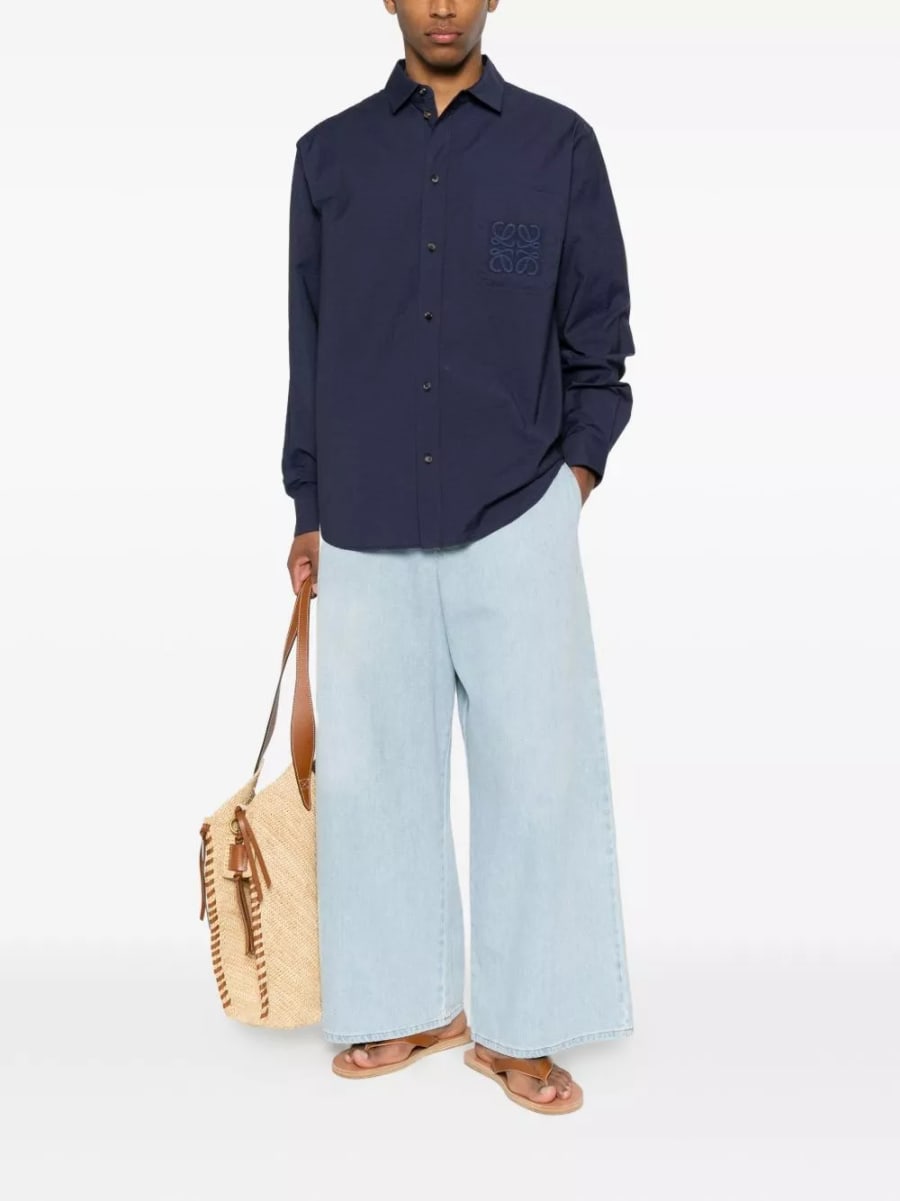 Loewe paula's ibiza Camicia in misto cotone, view 4