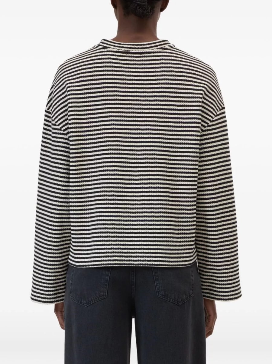 Closed T-shirt in cotone a righe, view 2