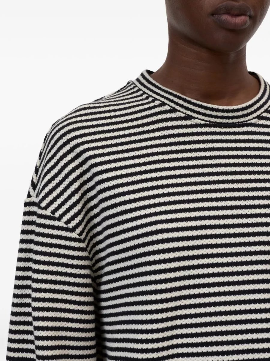 Closed T-shirt in cotone a righe, view 4