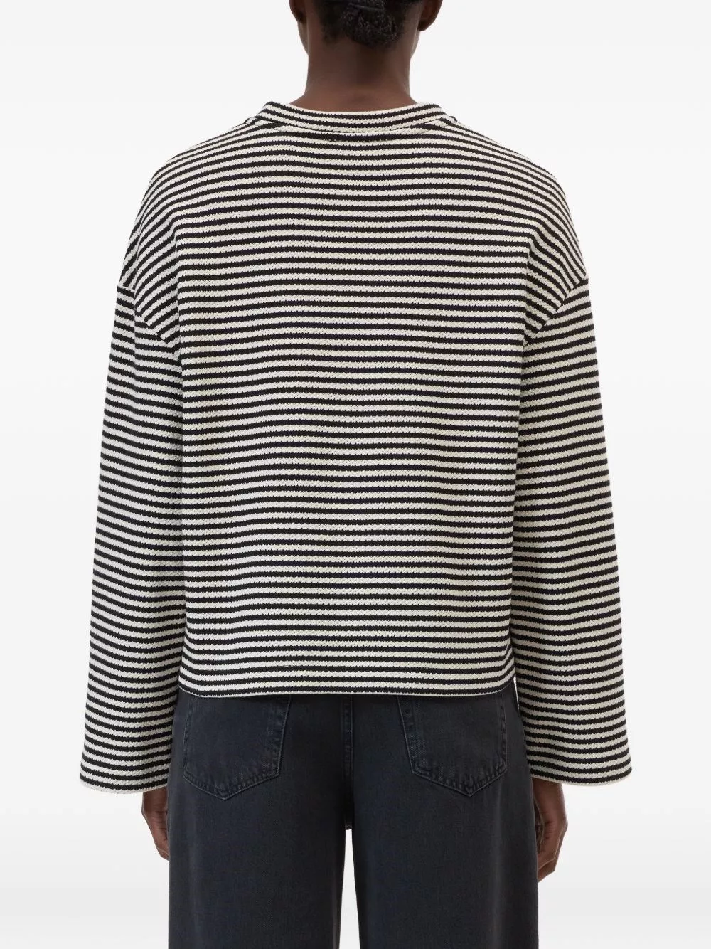 Closed T-shirt in cotone a righe, view 2