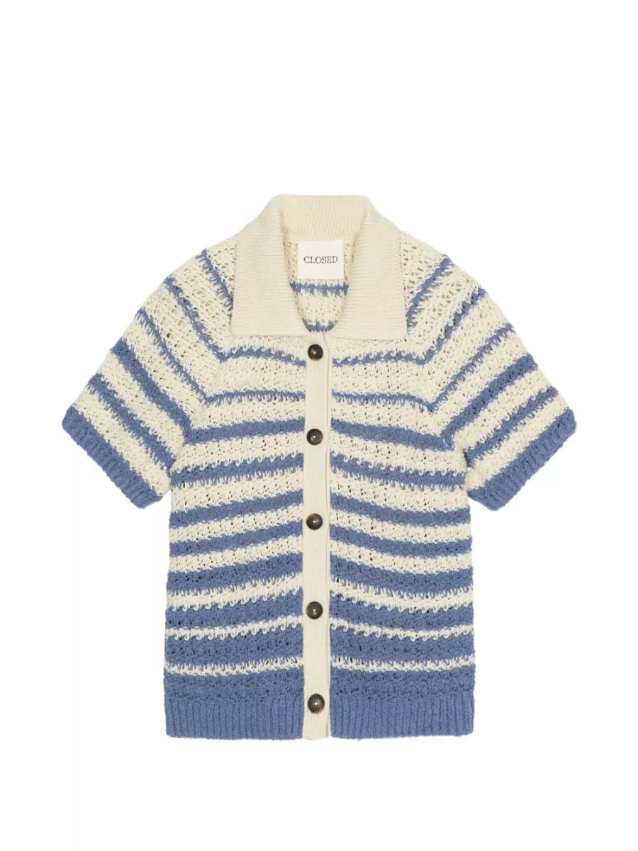 Closed Cardigan a righe in cotone