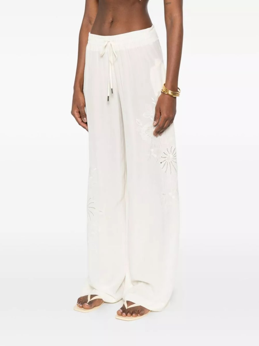 Ermanno scervino Pantaloni in seta, view 3