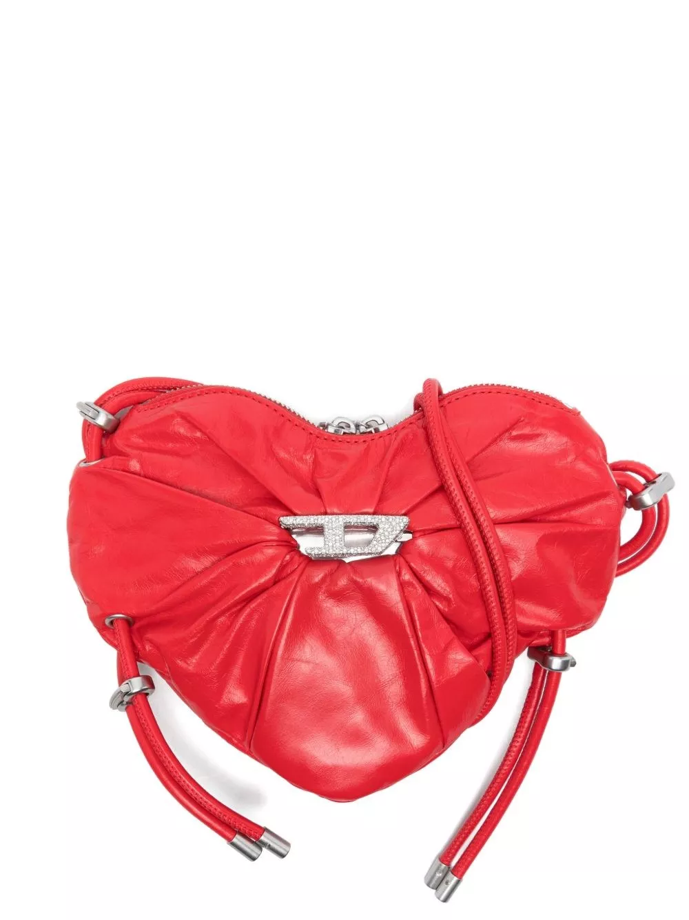 Diesel Borsa a tracolla in pelle Scrunch