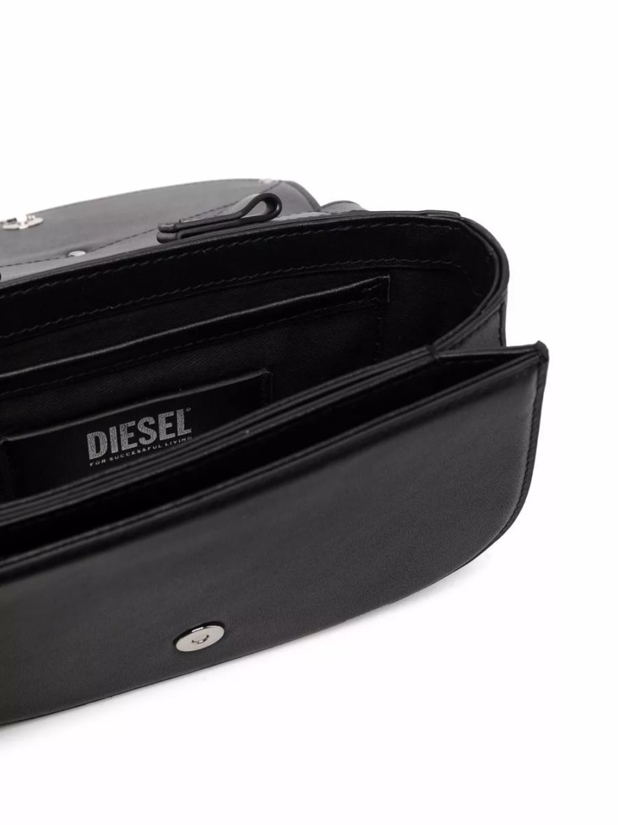Diesel Borsa a spalla in pelle 1DR, view 4