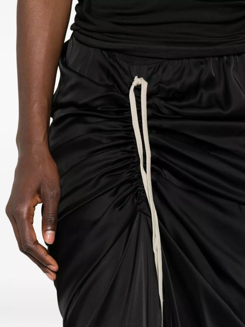 Rick Owens Gonna lunga asimmetrica, view 2