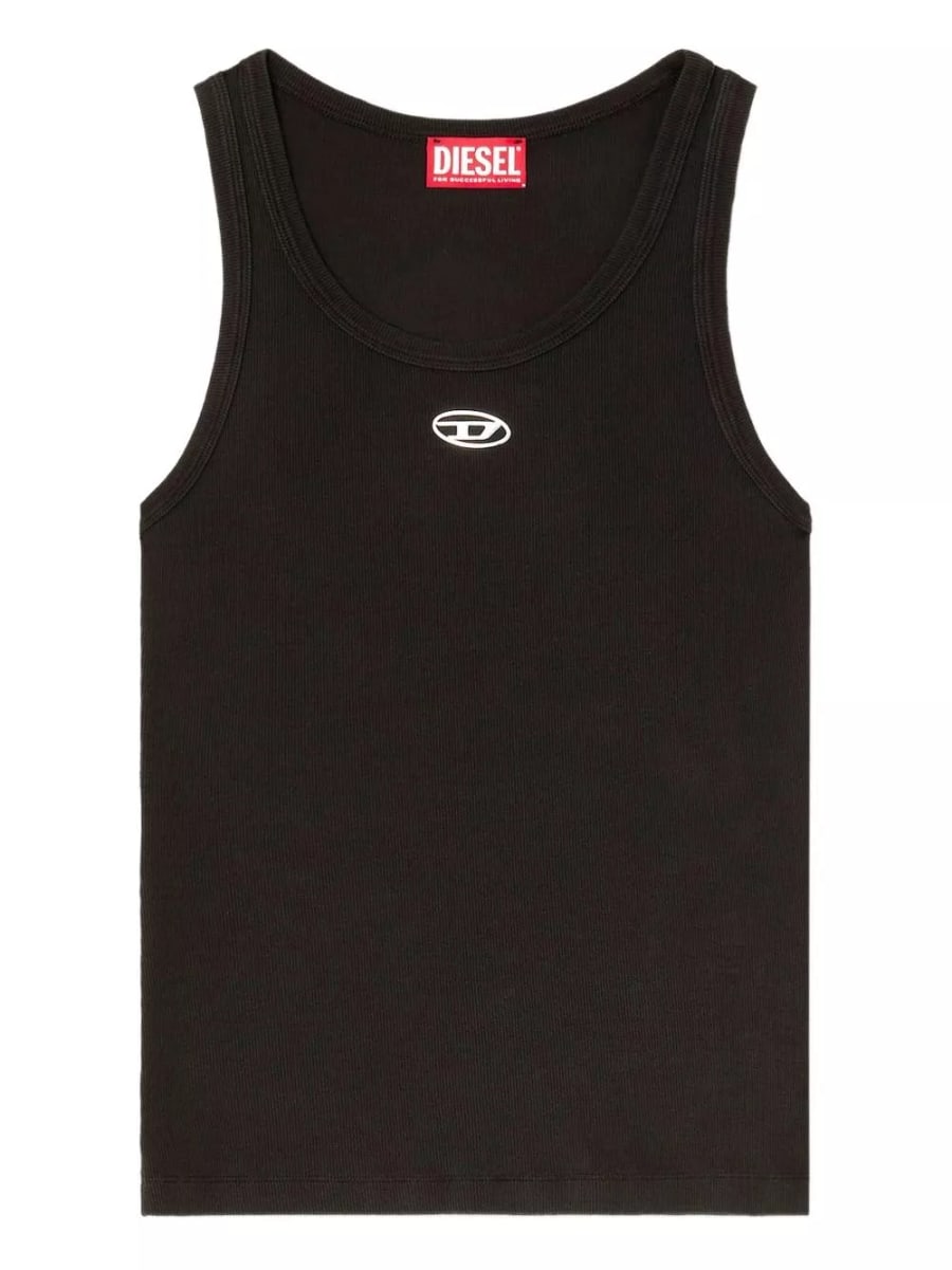 Diesel Top in cotone con logo